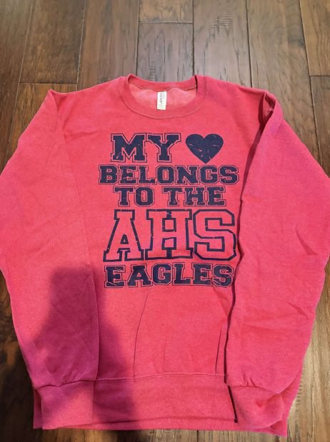 “My Heart Belongs to the AHS Eagles” Crewneck
