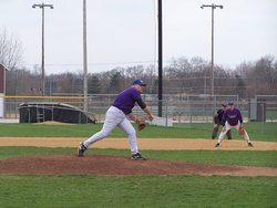 John Moulchin delivers first pitch of 2013 season