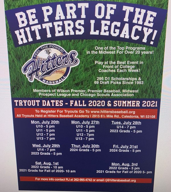 Hitters Baseball Home Page