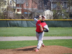 Nick Borek pitched a two-hit gem to lead the Bees past Syracuse on Wednesday. (Credit: Matt Bush)