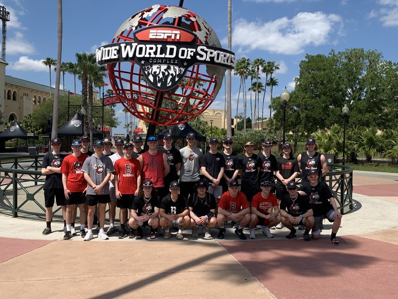 Team In Front of ESPN's Wide World of Sports