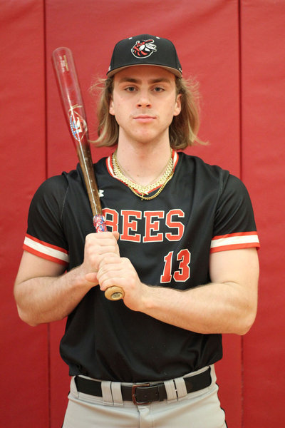 Senior Braden Seeber had three big hits.