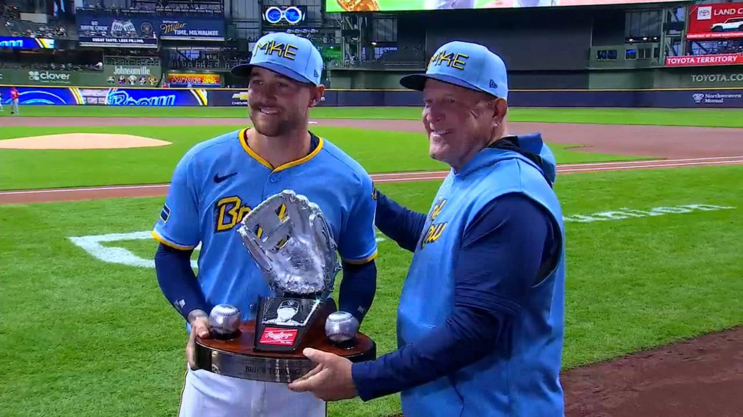 BRICE TURANG- PLATINUM/ GOLD GLOVE WINNER