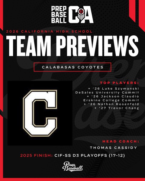 Prep Baseball Spotlights Calabasas Varsity Team 