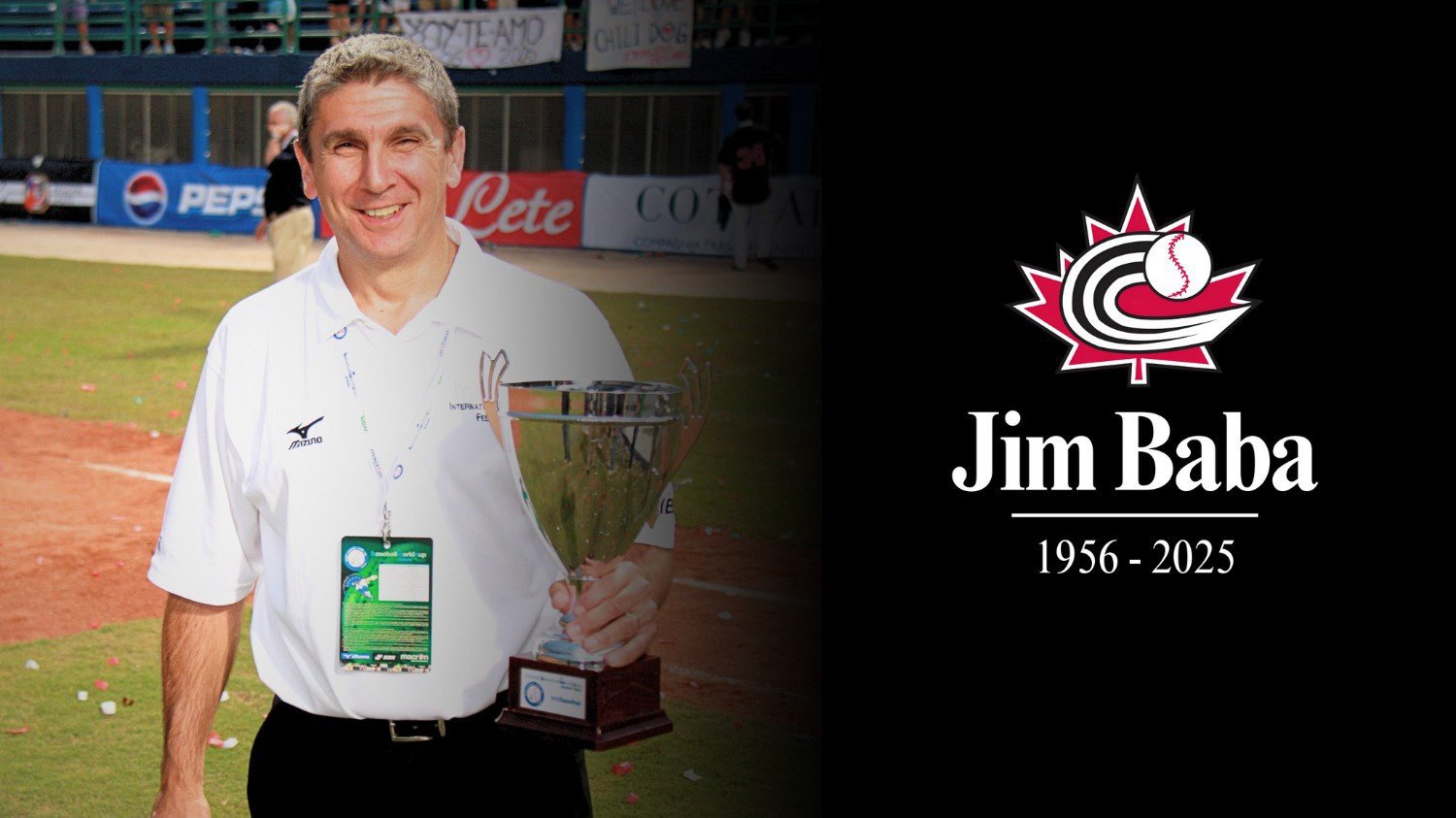 CANADIAN BASEBALL COMMUNITY MOURNS JIM BABA