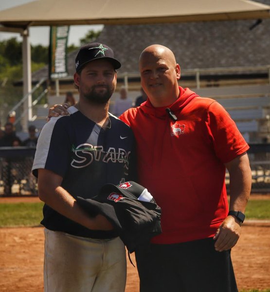Tourney MVP Carter Reh with CABC Founder Dan Estey