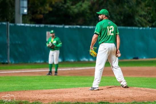 Peley was 3 - 0 with 5 Sv and hit .347 with 4 HR