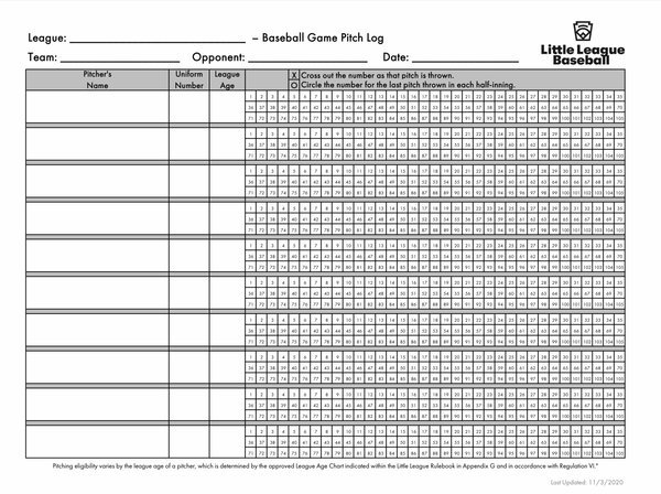 Game Pitch Log