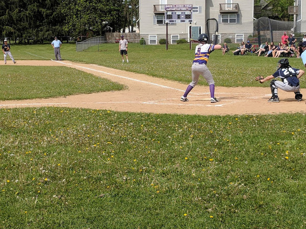 T. Douglass  at Bat