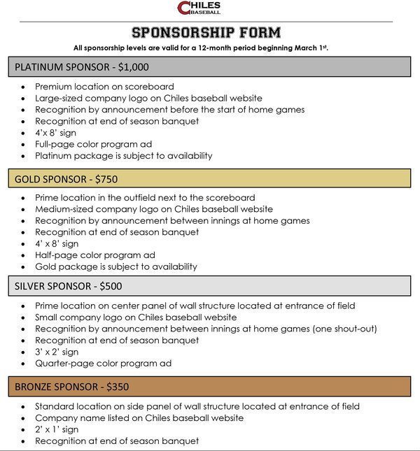 Sponsor Packages