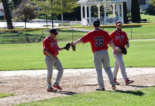 #13 Jeff Reimer 2B ~ #35 Brett Bakanec 1B
