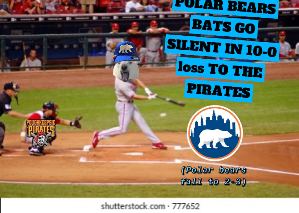 POLAR BEARS BATS GO SILENT AGAINST PIRATES