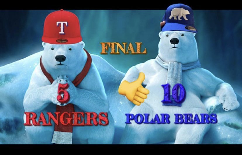 POLAR BEARS WIN 10-5 🐻‍❄️