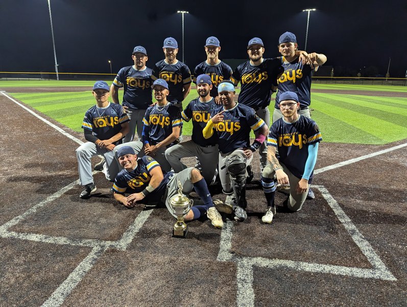 Rays team after winning championship