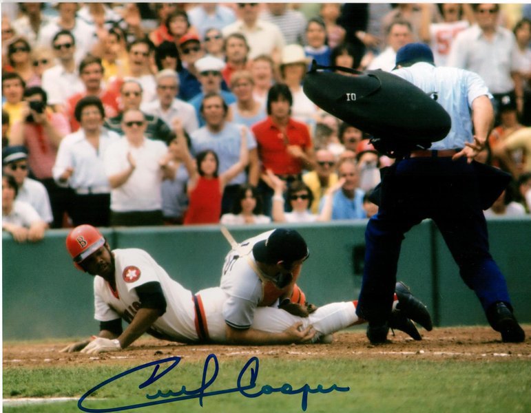 Cecil Cooper was the MVP for the Royals (Cooper safe at home)