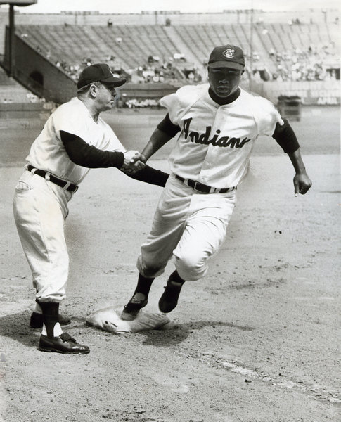 Larry Doby MVP 0.465, HR, 3B, 3 2B, 5 RBI and 4 R Larry Doby MVP 0.465, HR, 3B, 3 2B, 5 RBI and 4 R