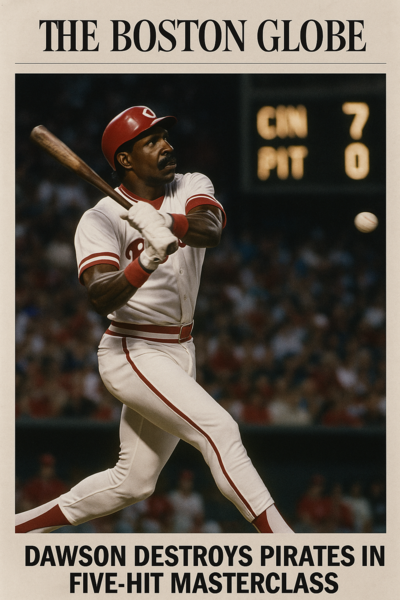Andre Dawson Destroys Pirates in 5-hit Masterclass