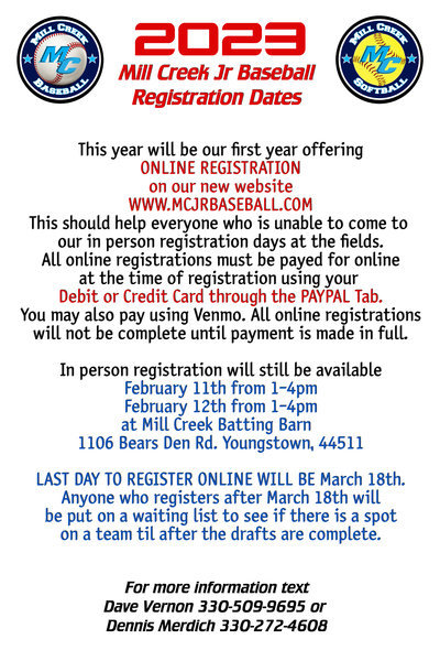 2023 REGISTRATION