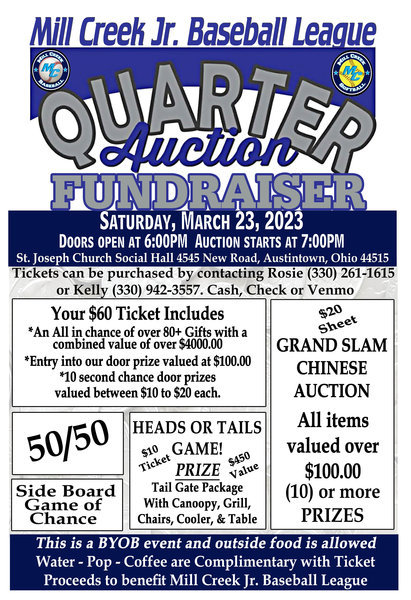 Quarter Auction Tickets and Gifts.