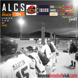The Beavers and Irish play Sunday at 7pmCT to advance to the RLB Championship