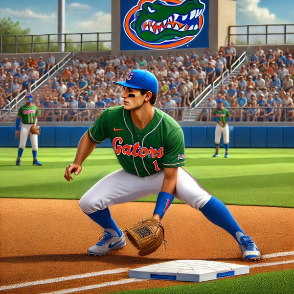 Peter Lucas (covering 1st base) is Gators MVP