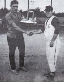 (Photo) 1st Place Trophy to Bud Anderson of Lisle 1966