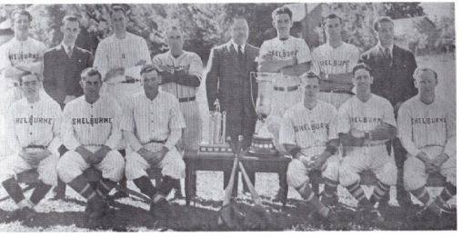 (Photo) Shelburne Baseball Team – N.D.B.L. Champions 1950