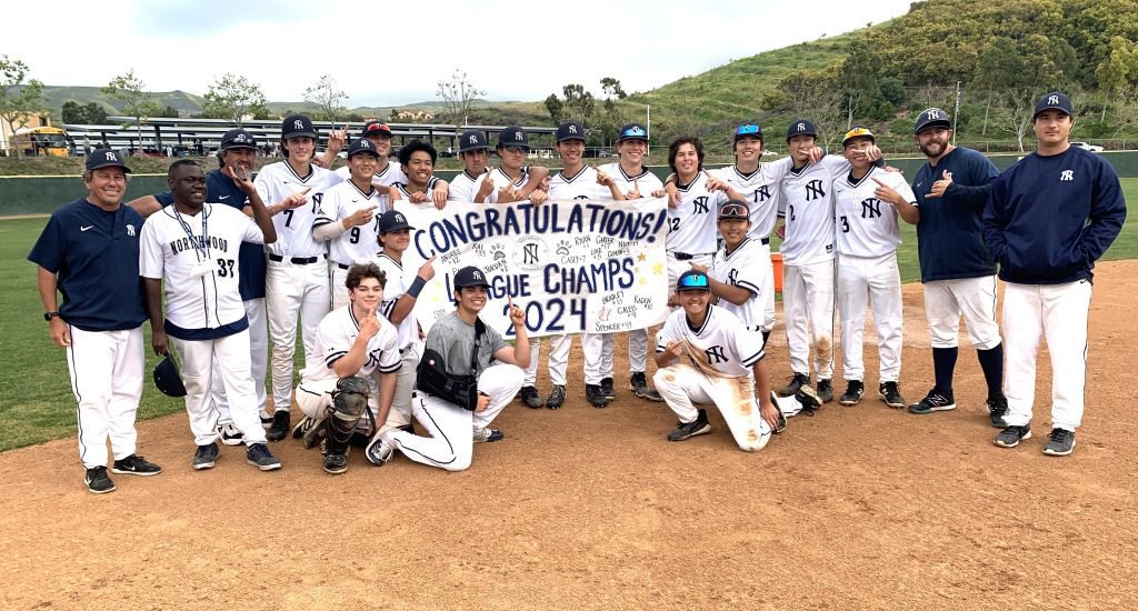 Northwood players and coaches after winning the ou