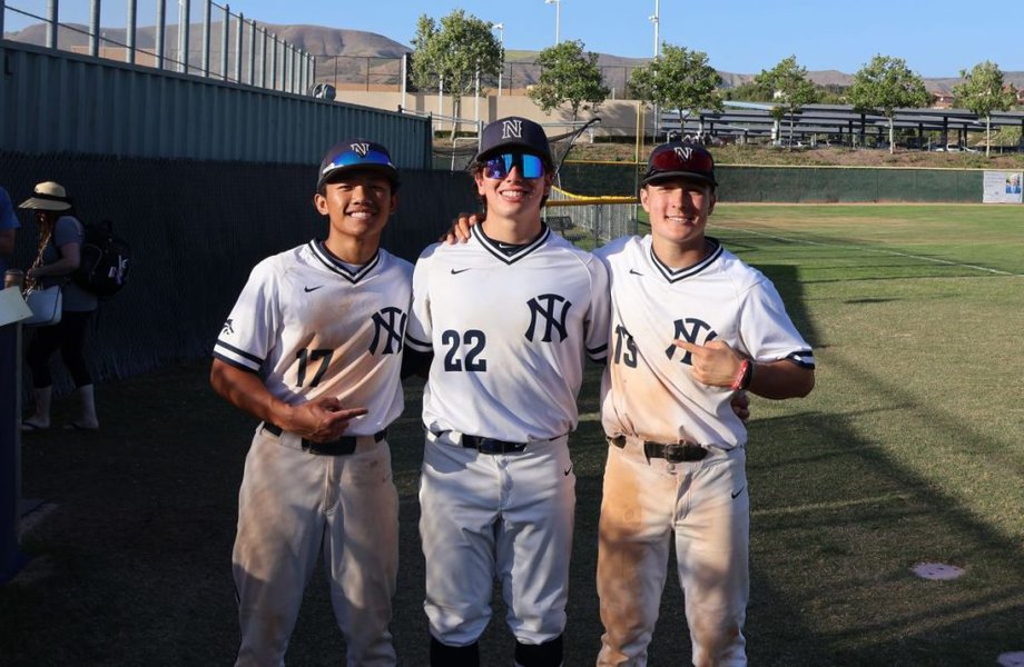 Northwood players (from left) Carter Liu, Paul Gro