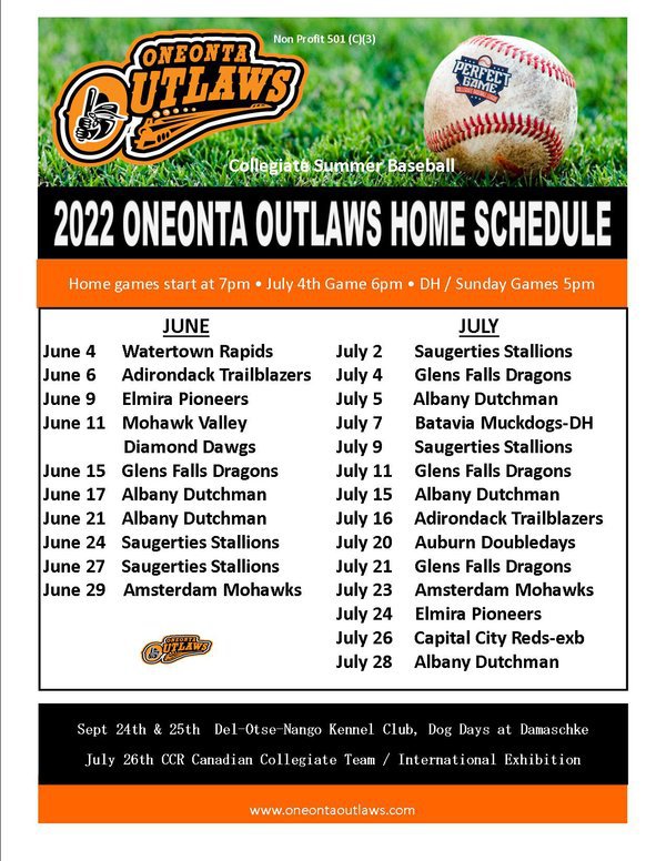 Oneonta Outlaws Home Page