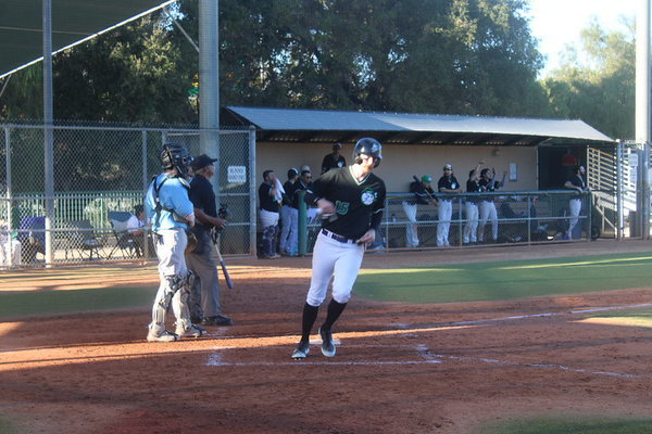 Billy Crothers scores a run!