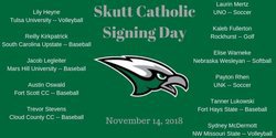 Skutt Catholic Sets School Record For Signing Day