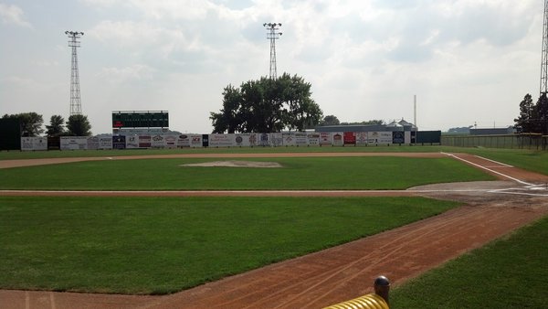View from the third base bleachers