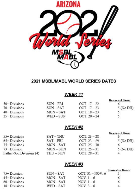 MSBL World Series