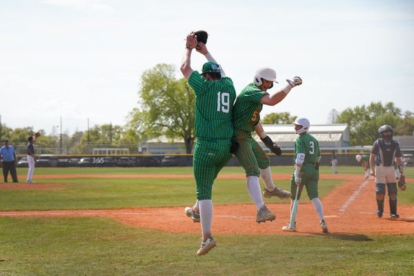 South Fayette Baseball playoff celebration
