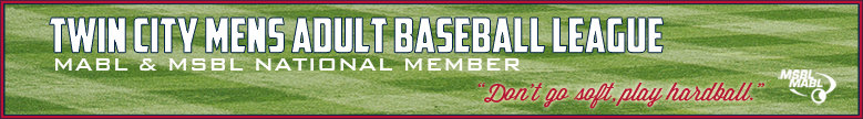 Twin City Mens Adult Baseball League TCMABL Twin City Mens Adult Baseball League TCMABL