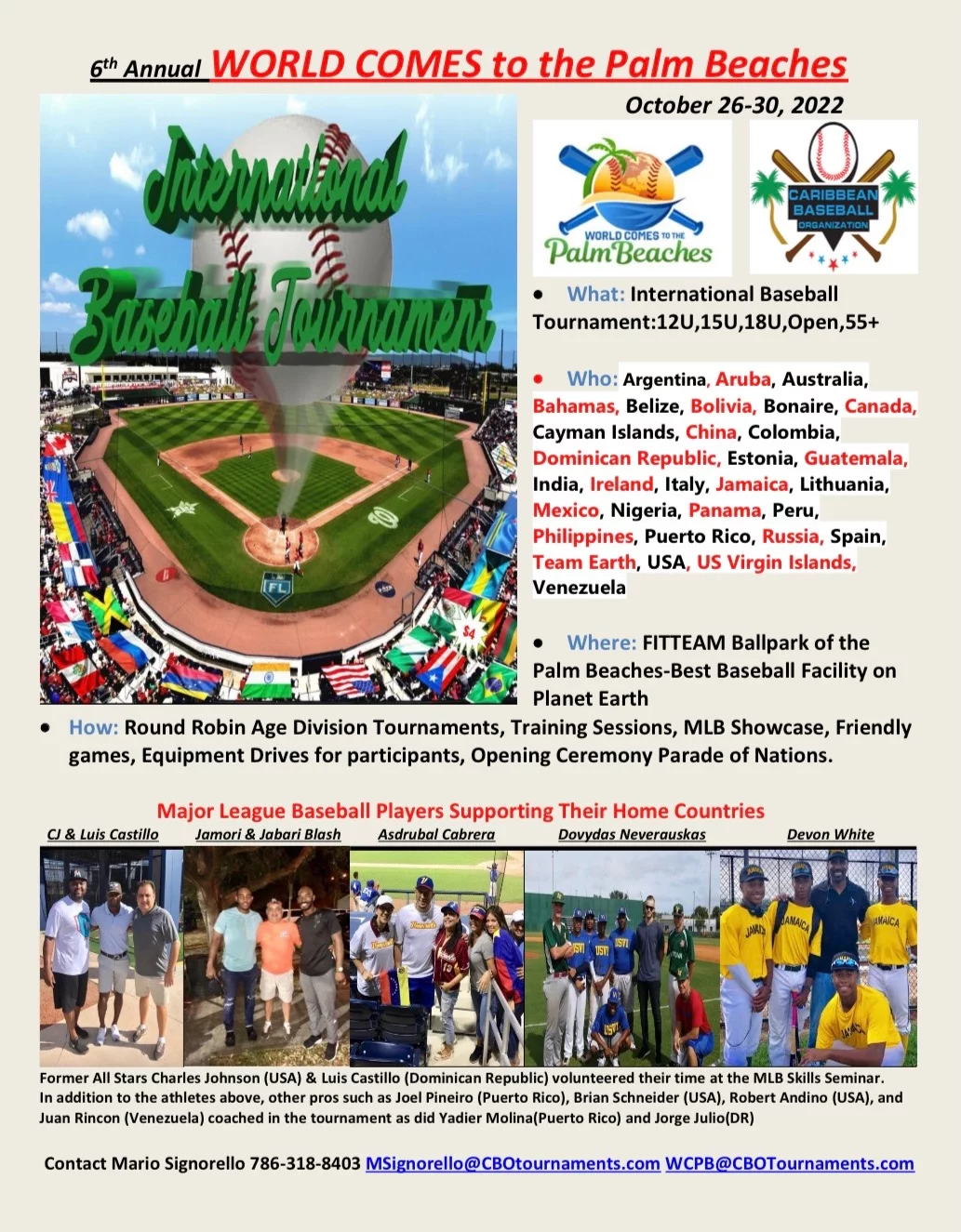 THE SPORTS BUSINESS CLUB OF THE PALM BEACHES PRESENTS BASEBALL