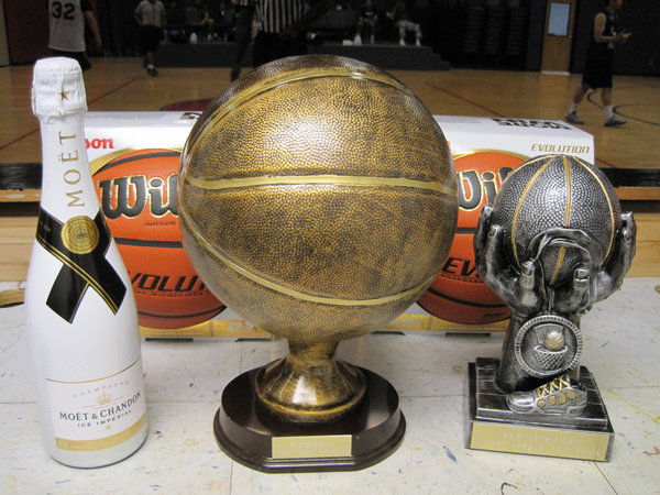 Championship trophies and prizes