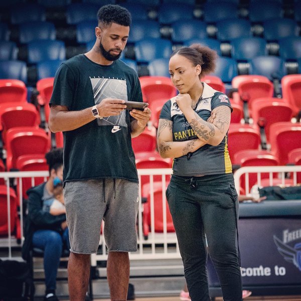 Coach Martin & Coach Bee at work!