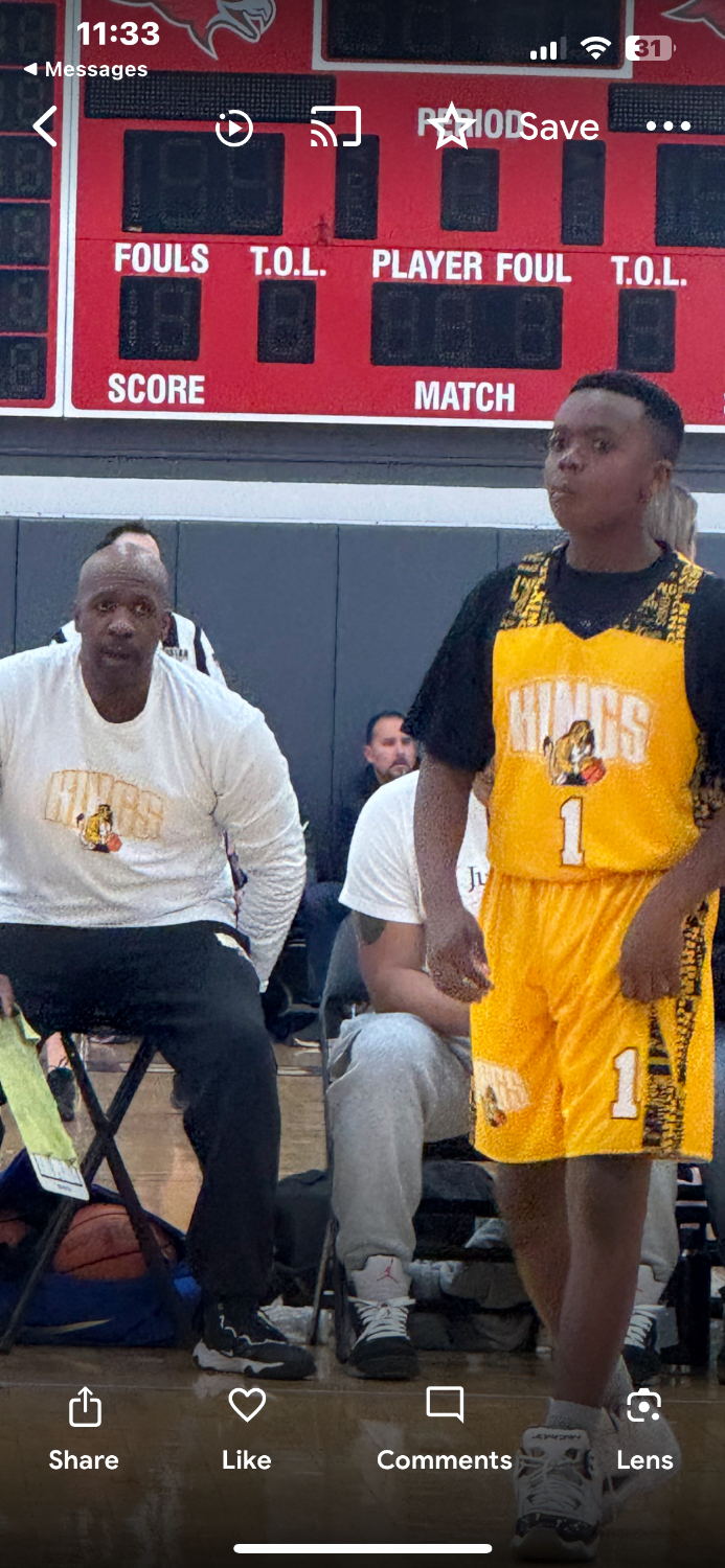JORDAN KING - FATHER & SON🏀🫶🏾💜 