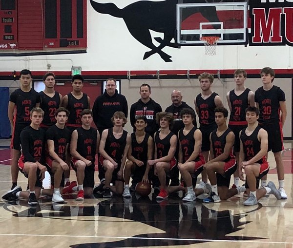 MVHS Varsity Basketball team