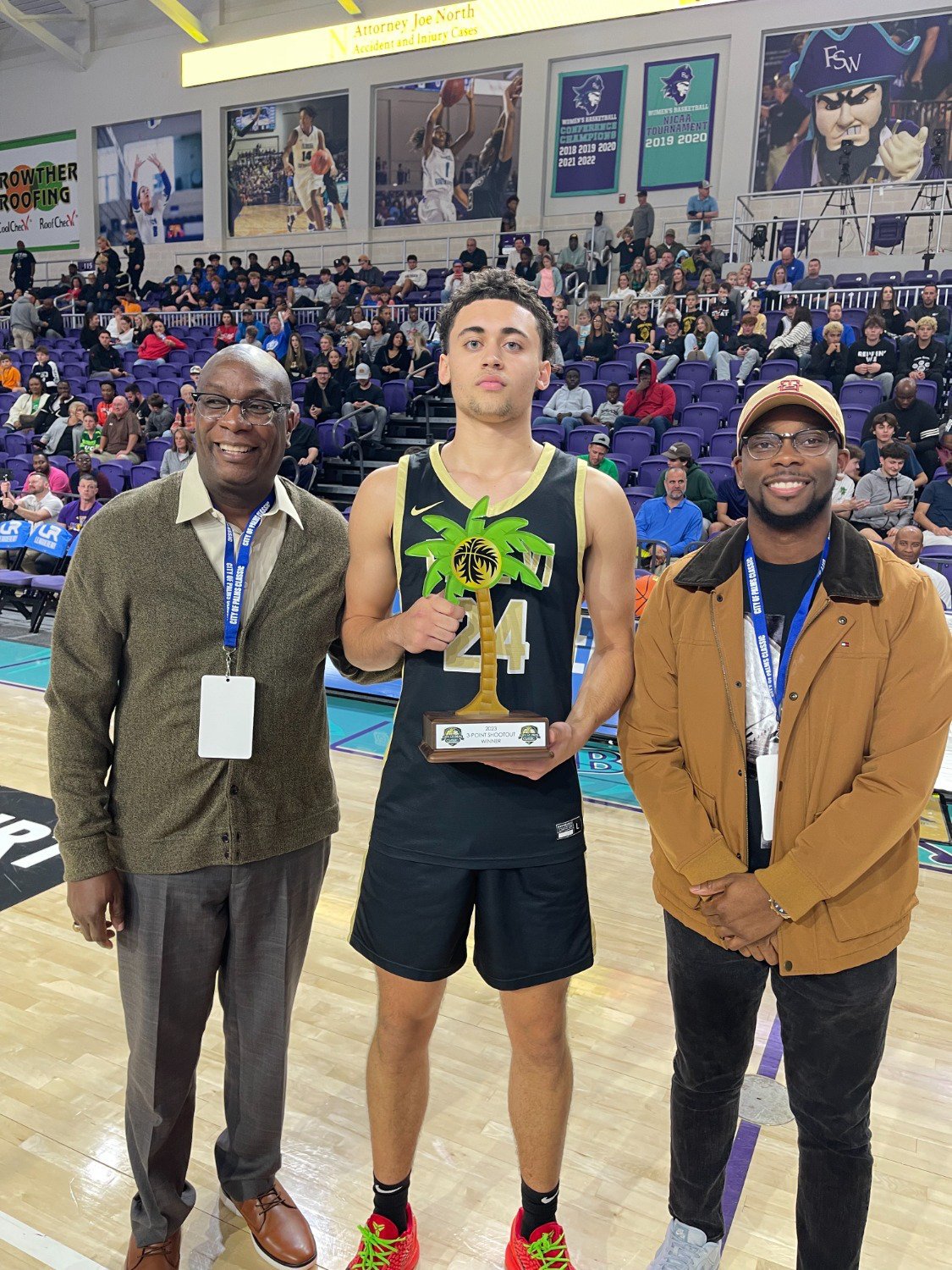 Darren Harris 2023 City of Palms 3pt Contest Champ