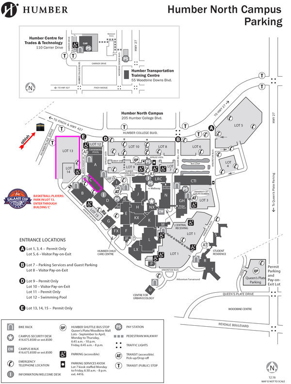 Humber Campus Map