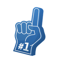Number one foam finger