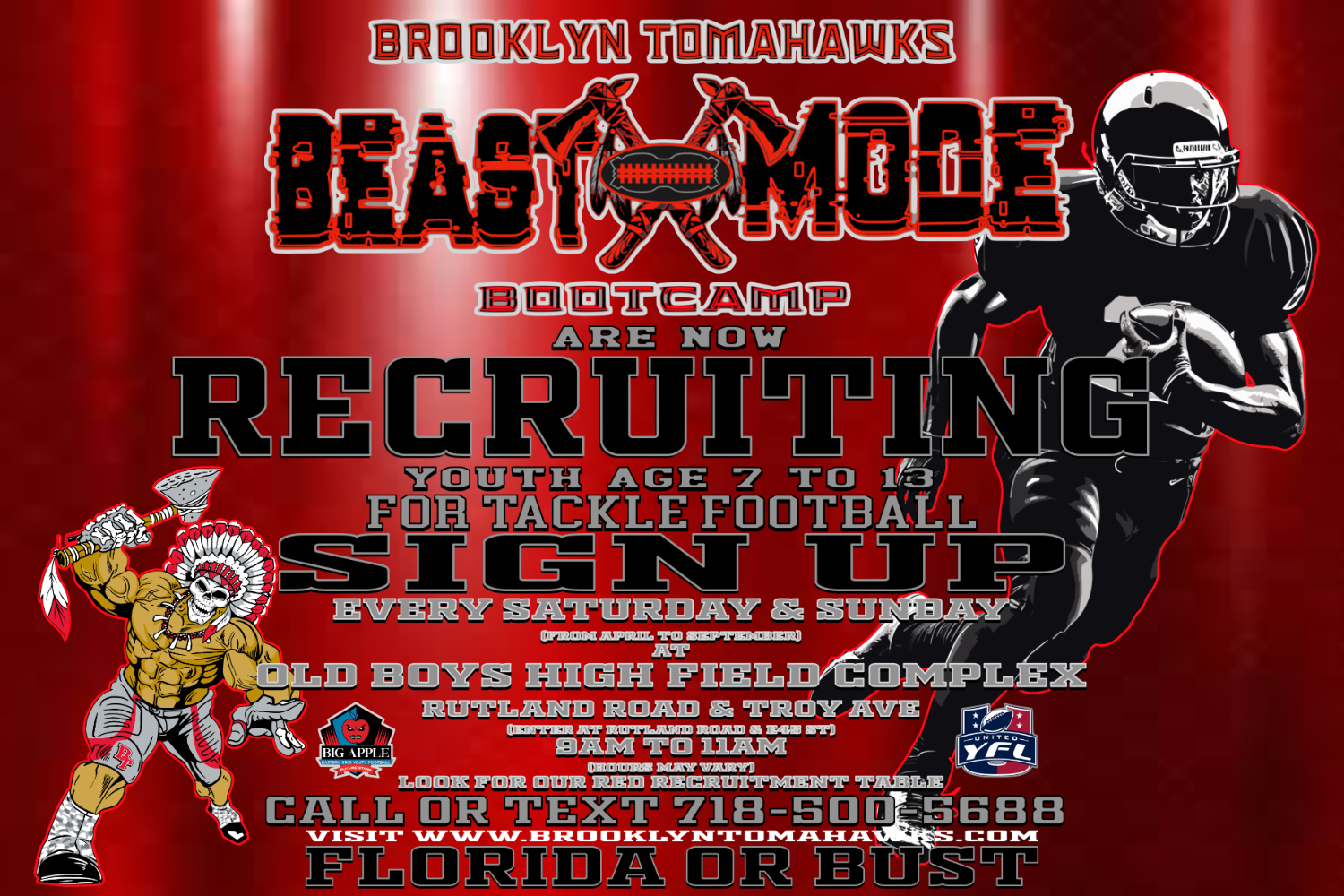 CALL OR TEXT 718-500-5688