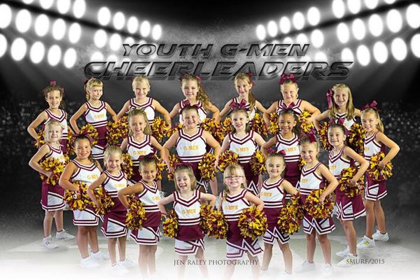 Smurf Youth G-men Cheerleaders 2015