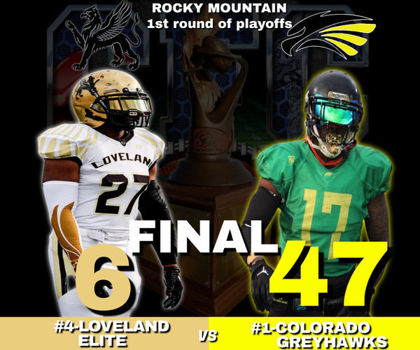 Colorado Football Conference - Semi Pro Football 4peat Colorado