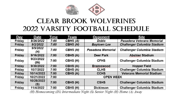 Clear Brook Wolverines Home Page