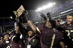 After reaching the Maryland state title game for the third time in four seasons, Douglass finally brought home the hardware. (Toni L. Sandys/Wash Post