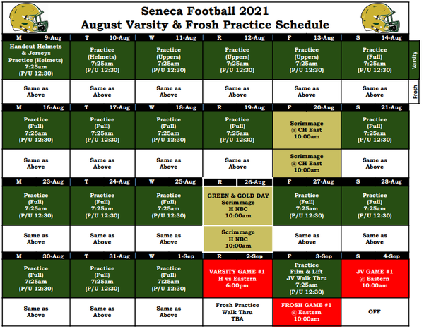 Seneca Golden Eagles Football Home Page